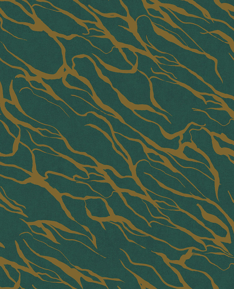 333644 Abstract Lines Pine Wallpaper by Eijffinger