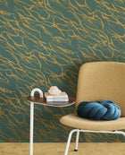 333644 Abstract Lines Pine Wallpaper by Eijffinger