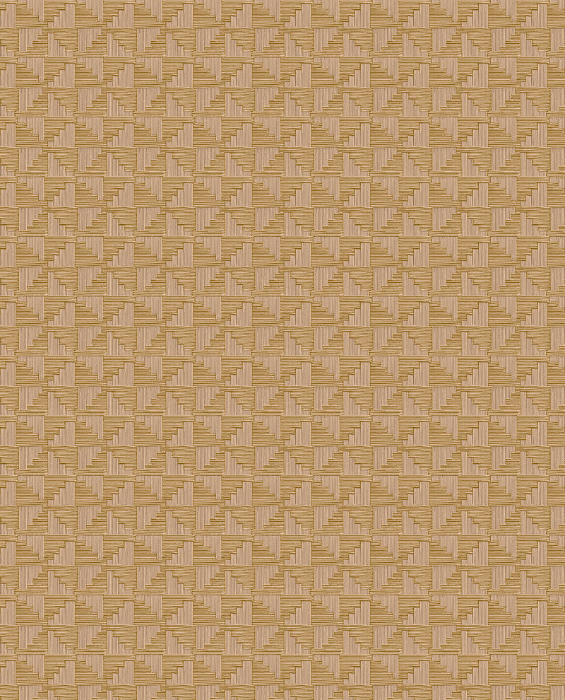 333652 Abstract Check Yellow Wallpaper by Eijffinger