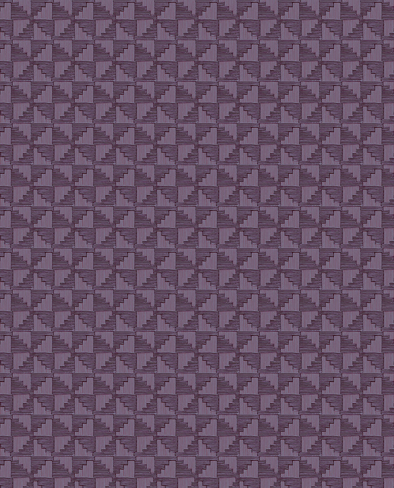 333656 Abstract Check Purple Wallpaper by Eijffinger