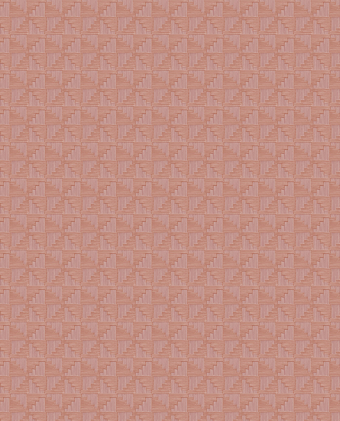333657 Abstract Check Salmon Wallpaper by Eijffinger