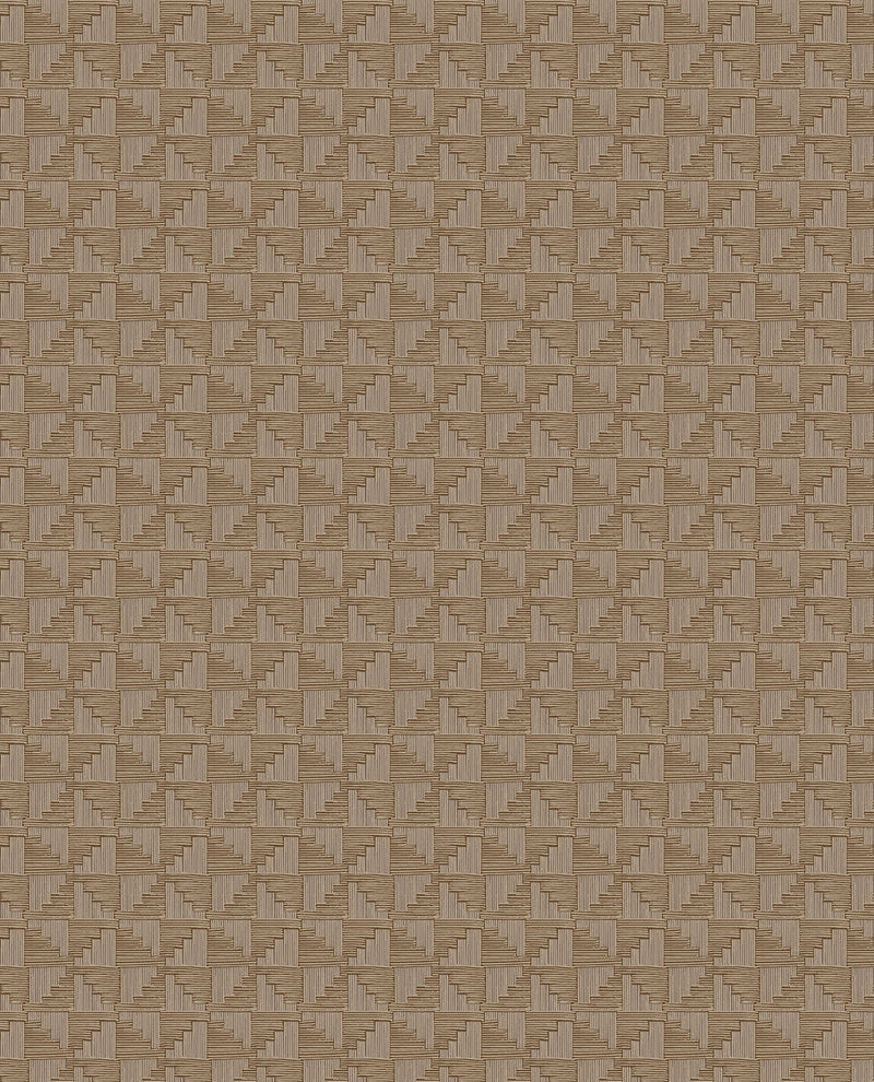 333658 Abstract Check Brown Wallpaper by Eijffinger