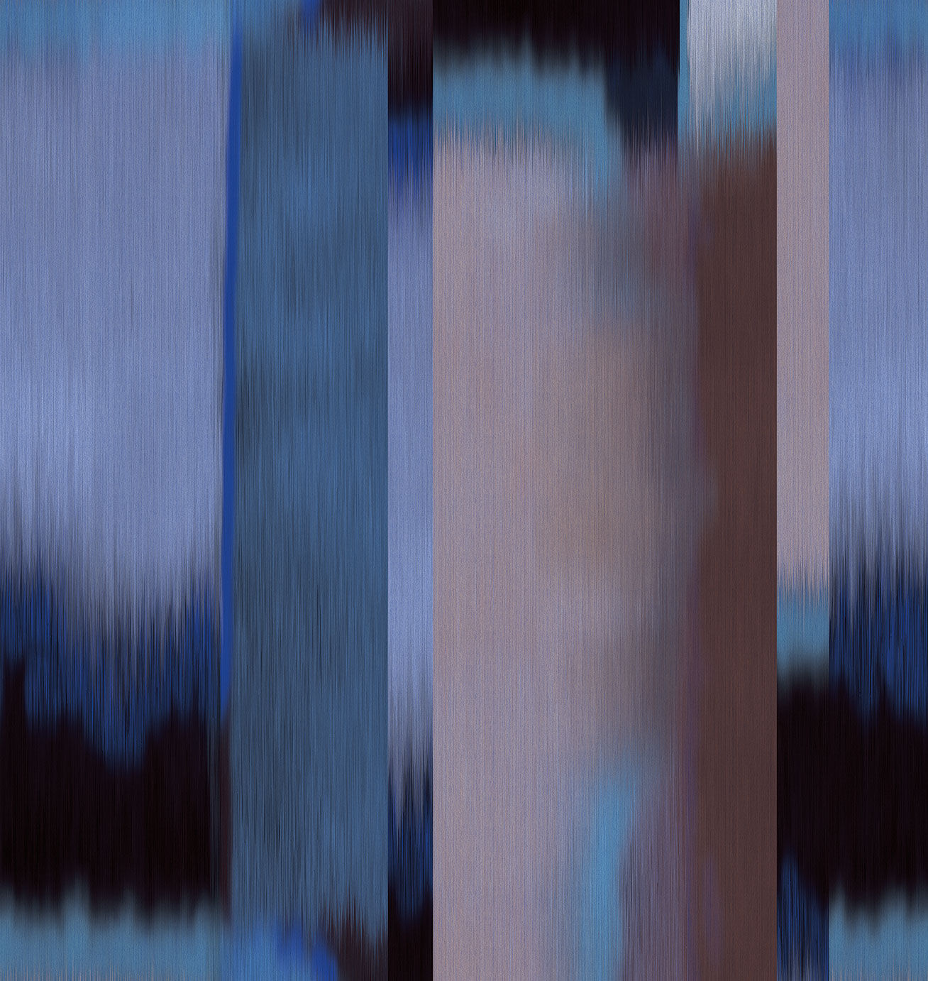 333670 Abstract Block Kobalt Blue Mural by Eijffinger