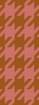 Houndstooth Pink Camel Revive Mural by Eijffinger