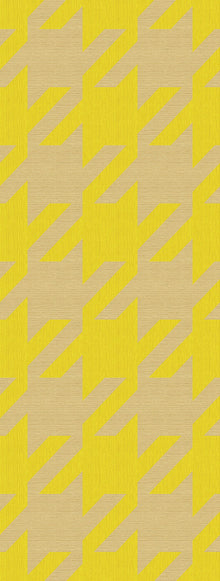 333674 Houndstooth Neon Natural Mural by Eijffinger