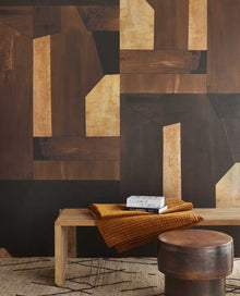 333677 Rainbow Foil Burnt Brown Mural by Eijffinger