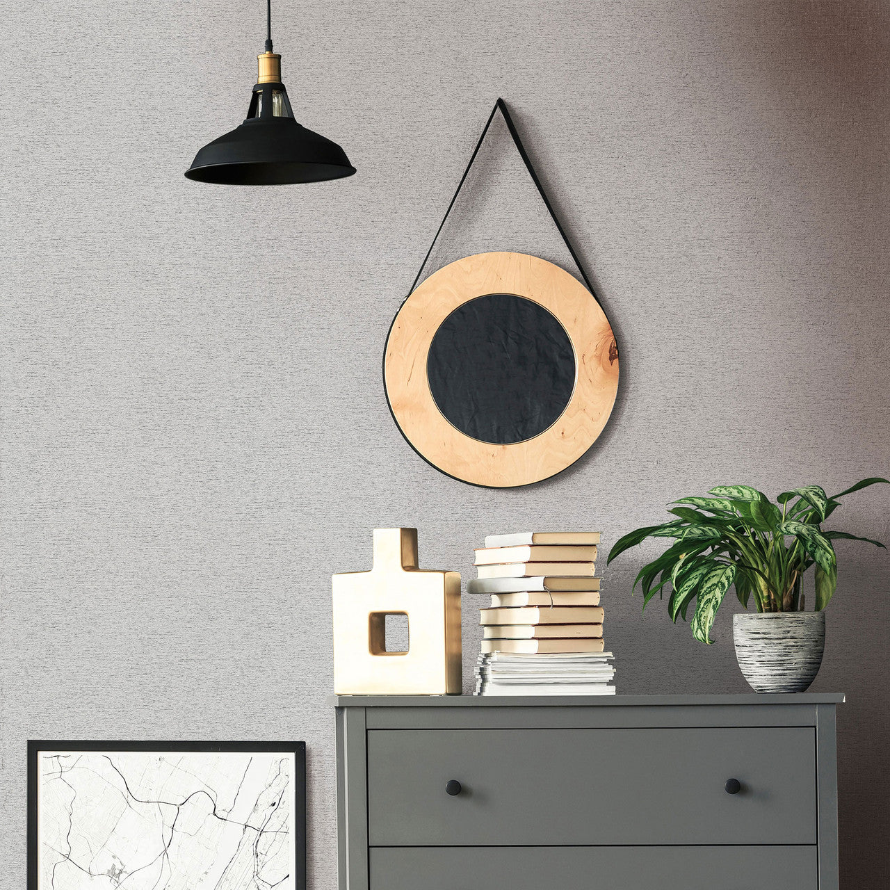 33370 The Woods and Wicker Silver Grey Wallpaper By Galerie