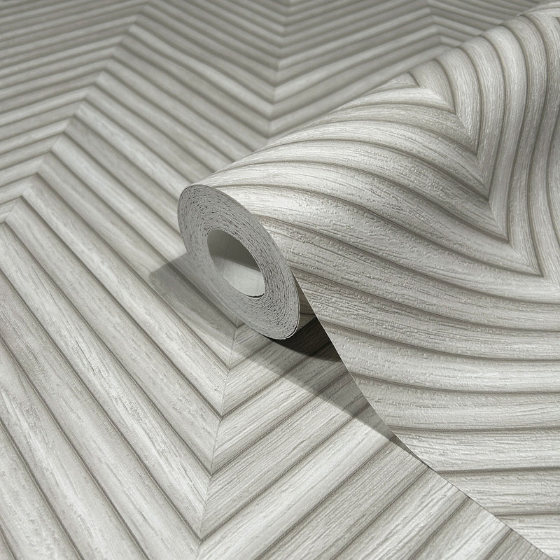 33374 The Woods and Wicker Silver Grey Wallpaper By Galerie