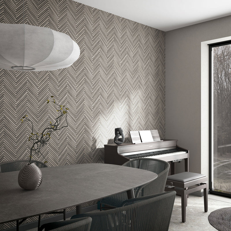 33380 The Woods and Wicker Silver Grey Wallpaper By Galerie