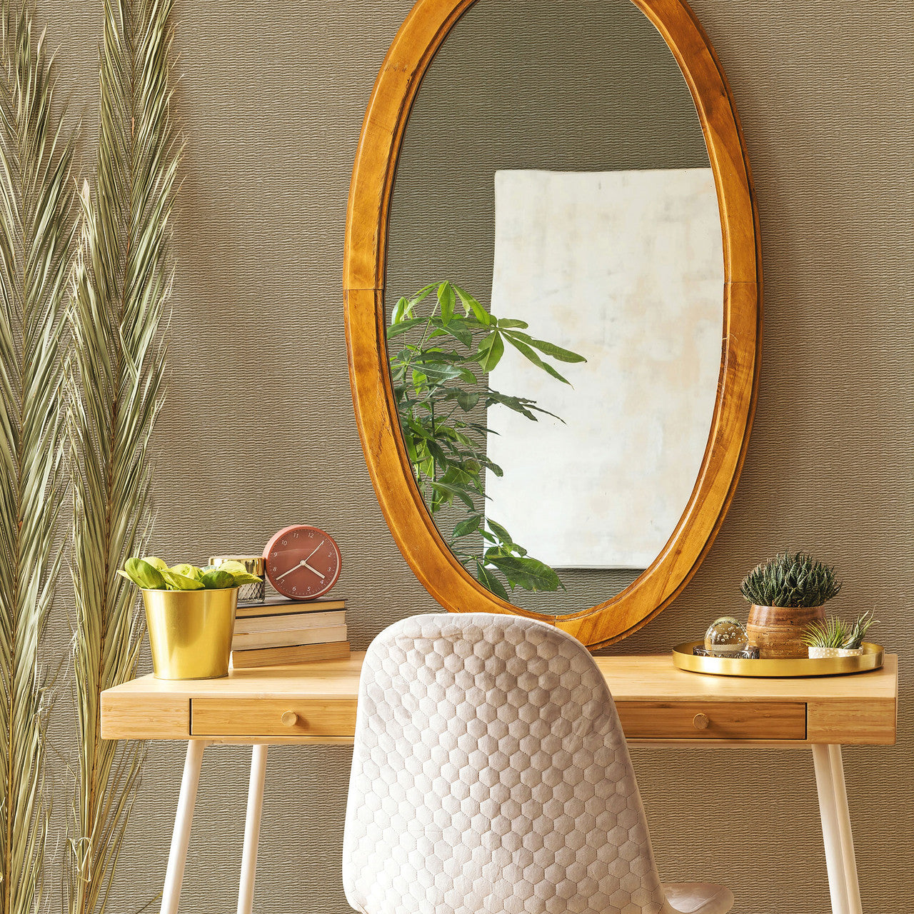 33384 The Woods and Wicker Beige Wallpaper By Galerie