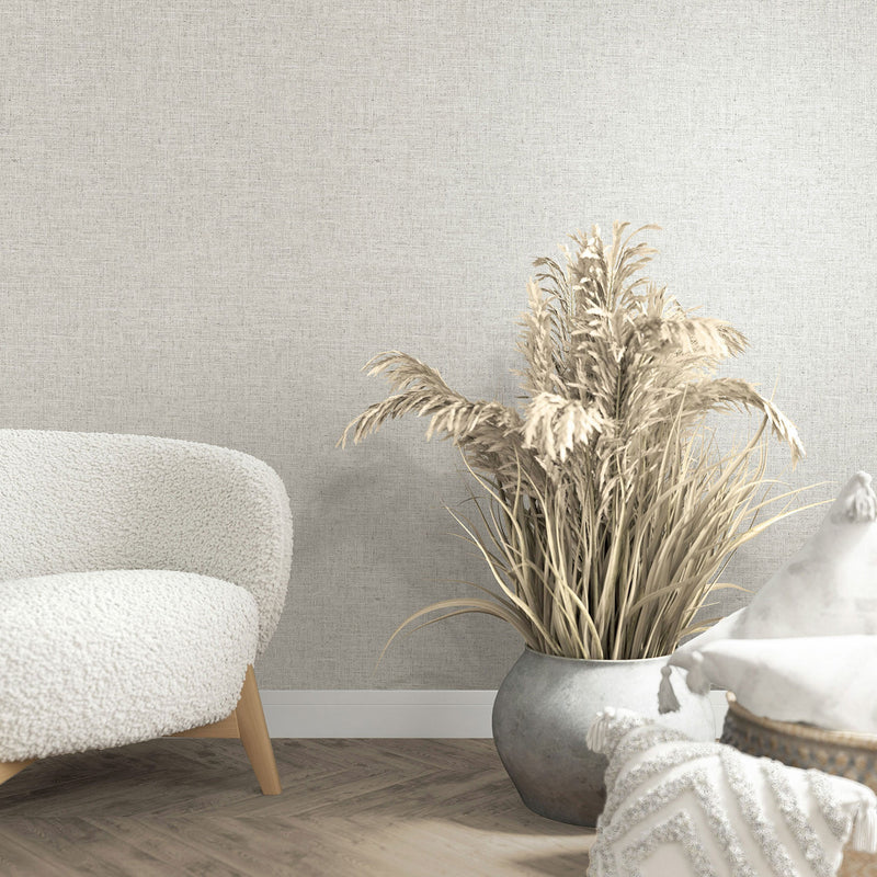 33388 The Woods and Wicker Silver Grey Wallpaper By Galerie