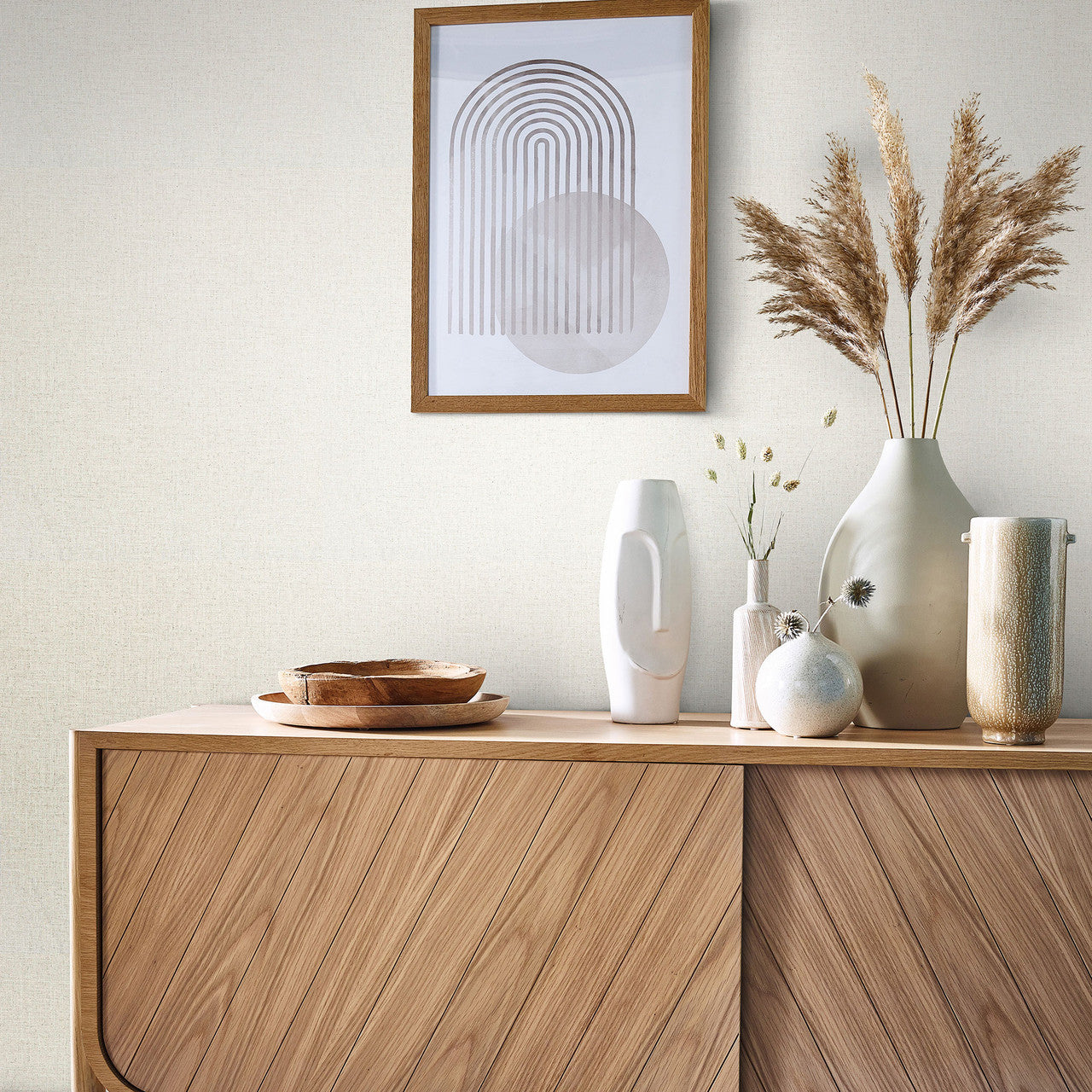 33389 The Woods and Wicker White Wallpaper By Galerie