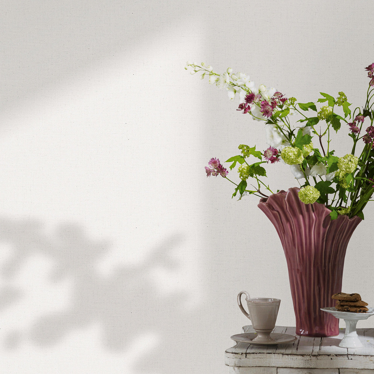 33390 The Woods and Wicker White Wallpaper By Galerie