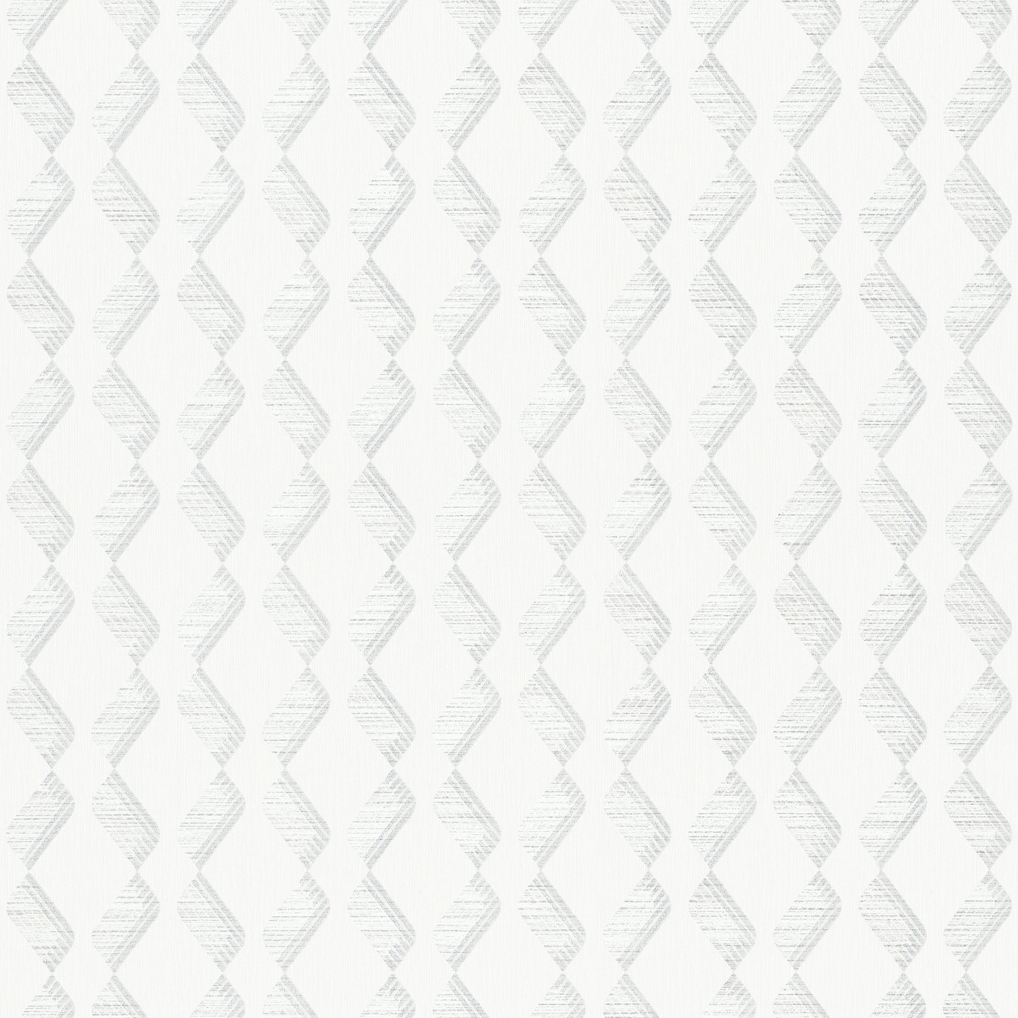 33651 Serene ZigZag White Wallpaper By Galerie