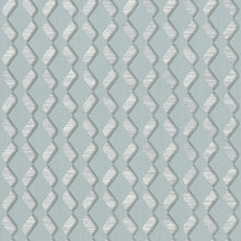 33653 Serene ZigZag Grey and Green Wallpaper By Galerie