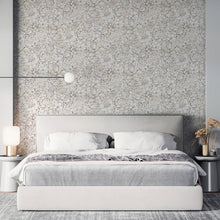 33951 Floral Texture The New Design Book Greige Wallpaper By Galerie