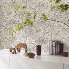 33951 Floral Texture The New Design Book Greige Wallpaper By Galerie
