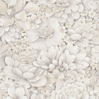 33951 Floral Texture The New Design Book Greige Wallpaper By Galerie