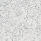 33952 Floral Texture The New Design Book White and Grey Wallpaper By Galerie