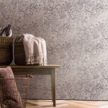 Floral Texture The New Design Book Pink and Grey Wallpaper By Galerie