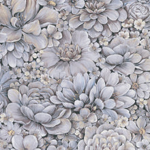 33955 Floral Texture The New Design Book White and Grey Wallpaper By Galerie