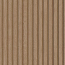 33958 Eden Wood Slat Effect Brown Wallpaper By Galerie