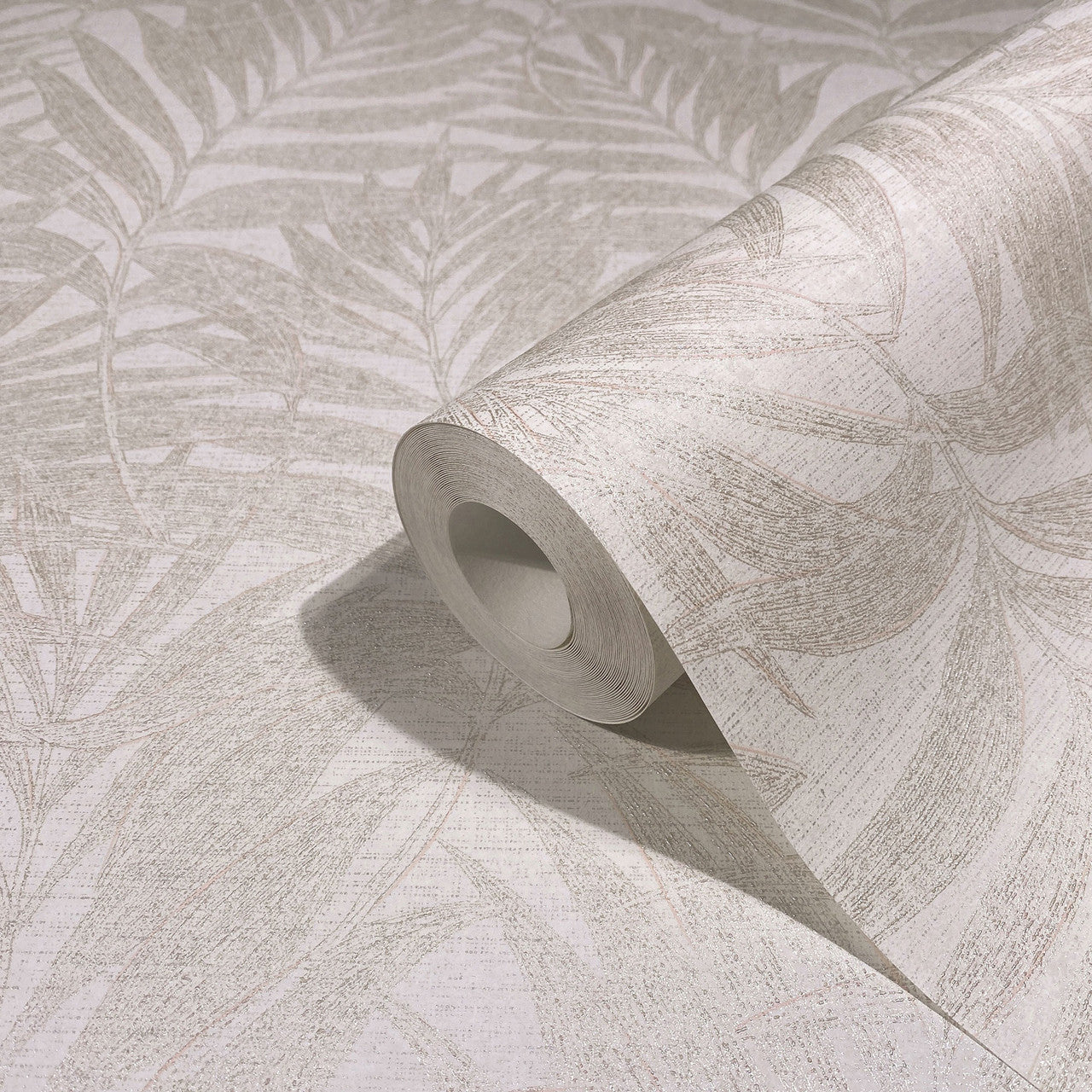 34002 Tree Leaf The New Design Book White, Pearl and Pink Wallpaper By Galerie