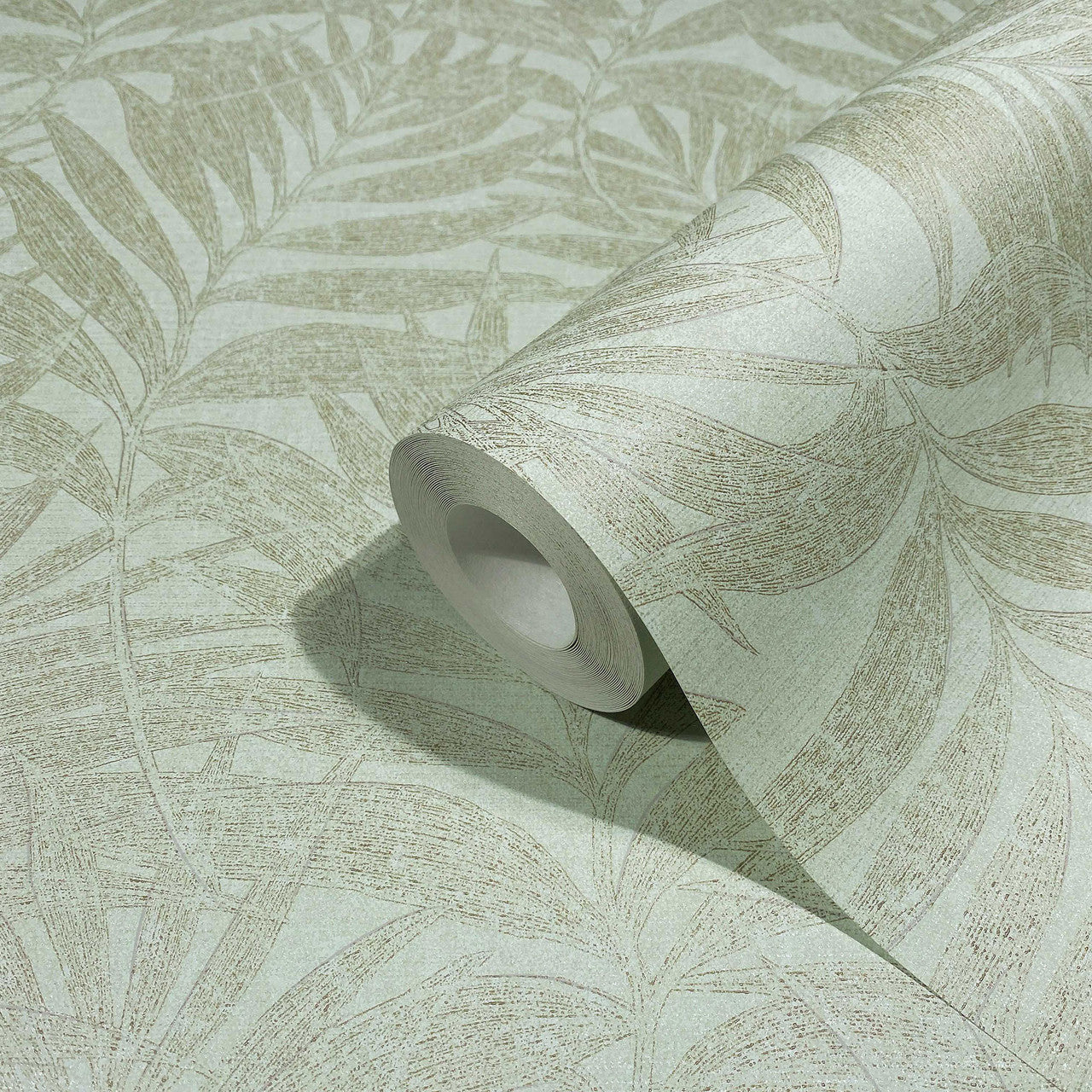 34003 Tree Leaf The New Design Book Green and Beige Wallpaper By Galerie