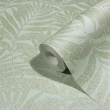 34003 Tree Leaf The New Design Book Green and Beige Wallpaper By Galerie