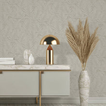 34004 Tree Leaf The New Design Book Greige Wallpaper By Galerie