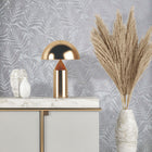 34006 Tree Leaf The New Design Book Pink, White and Grey Wallpaper By Galerie