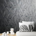 34008 Tree Leaf The New Design Book Black, Silver and Pink Wallpaper By Galerie