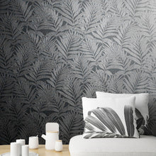 34008 Tree Leaf The New Design Book Black, Silver and Pink Wallpaper By Galerie