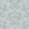 Damask Green and Grey Wallpaper by Galerie