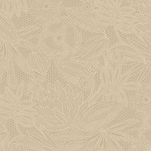 340112 Floral Lace Sand Gilded Wallpaper by Eijffinger
