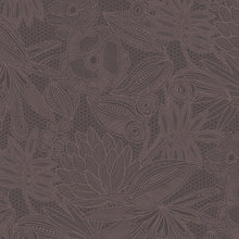 340115 Floral Lace Purple Gilded Wallpaper by Eijffinger