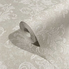 34011 Damask The New Design Book Beige and White Wallpaper By Galerie