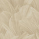 Abstract Leaves Cream Gilded Wallpaper by Eijffinger