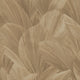 Abstract Leaves Taupe Gilded Wallpaper by Eijffinger