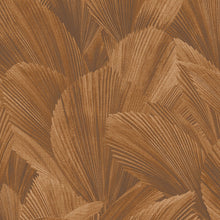 340123 Abstract Leaves Copper Gilded Wallpaper by Eijffinger