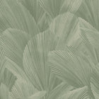 340125 Abstract Leaves Green Gilded Wallpaper by Eijffinger