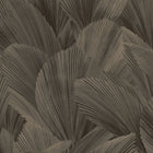 340126 Abstract Leaves Brown Gilded Wallpaper by Eijffinger