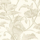 340130 Meandering Floral Cream Gilded Wallpaper by Eijffinger