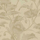 Meandering Floral Gold Sand Gilded Wallpaper by Eijffinger