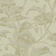 Meandering Floral Green Gilded Wallpaper by Eijffinger