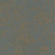Meandering Floral Blue Gilded Wallpaper by Eijffinger