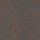 340135 Meandering Floral Brown Gilded Wallpaper by Eijffinger