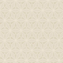 340140 Geo Floral Cream Gilded Wallpaper by Eijffinger