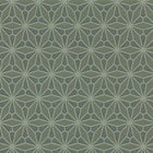340145 Geo Floral Green Gilded Wallpaper by Eijffinger