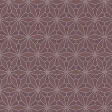 340146 Geo Floral Red Gilded Wallpaper by Eijffinger